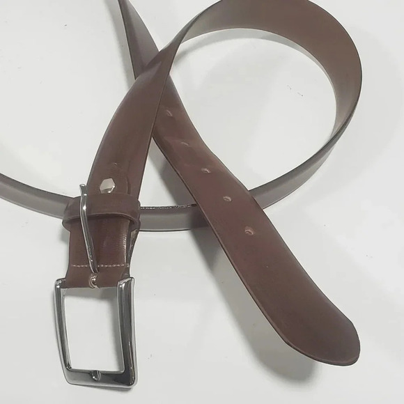 Bench Craft Mens Brown  Genuine Leather Belt,100/40 . - Picture 2 of 8